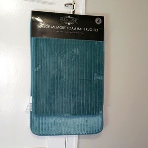 NWT Parklane 2Pcs Memory Foam Bath Mat